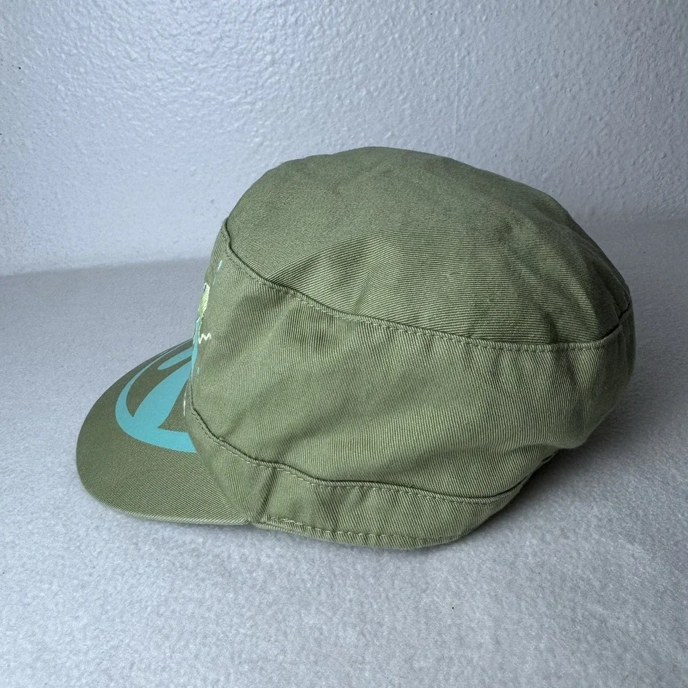 SpongeBob Kids Cadet Hat Military Style Do The Jelly Roll Cap Green Nickelodeon